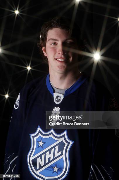 Matt Duchene of the Colorado Avalanche poses for a portrait before the 58th NHL All-Star Game at RBC Center on January 30, 2011 in Raleigh, North...
