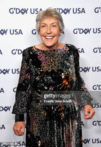 Honoree Helen Reddy attends the 2019 G'Day USA Gala at 3LABS on January 26, 2019 in Culver City, California.