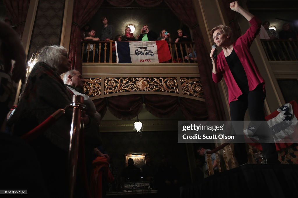 Sen. Elizabeth Warren (D-MA) Visits Iowa Shortly After Announcing A Presidential Exploratory Committee