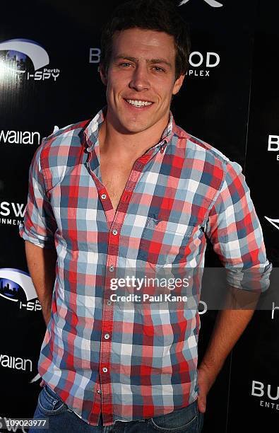 Australian actor Steve Peacocke poses during a Heath Ledger tribute outdoor movie night at Burswood Park on February 12, 2011 in Perth, Australia....