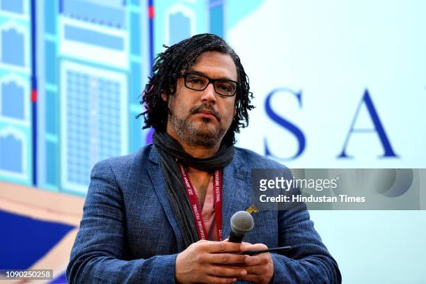 British Nigerian writer, broadcaster, presenter and film-maker David Olusoga during The World's War: Forgotten Soldiers of Empire session at the...