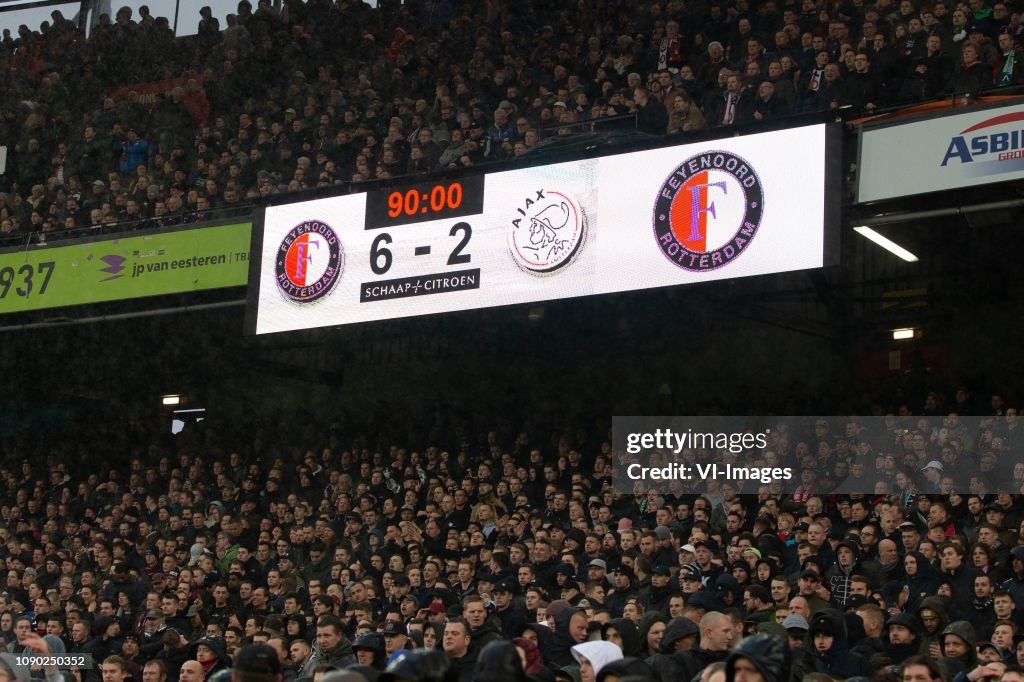 Dutch Eredivisie"Feyenoord v Ajax"