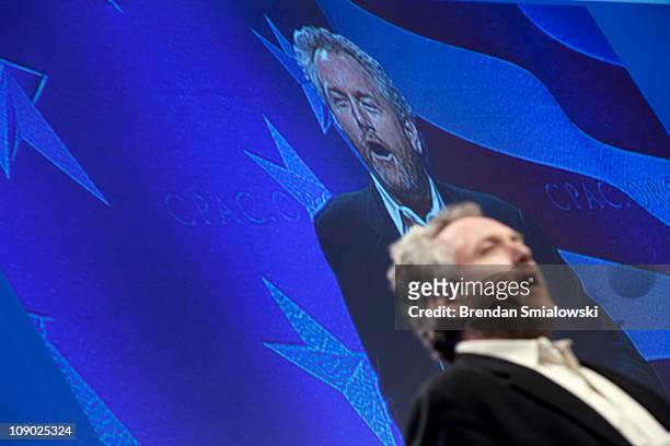 Washington Times commentator and Breitbart.com webmaster Andrew Breitbart speaks during the final day of the American Conservative Union's...
