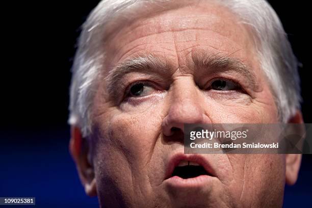 Republican Gov. Haley Barbour of Mississippi speaks during the final day of the American Conservative Union's Conservative Political Action...