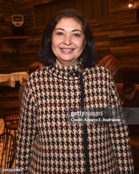 Meher Tatna attends the The 2019 Golden Globes Foreign-Language Nominees Series at the Egyptian Theatre on January 05, 2019 in Hollywood, California.