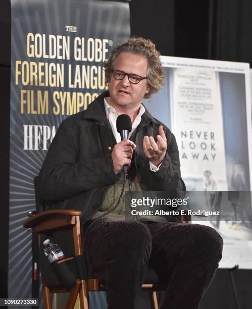 Florian Henckel von Donnersmarck attends the The 2019 Golden Globes Foreign-Language Nominees Series at the Egyptian Theatre on January 05, 2019 in...