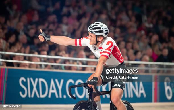 Andreas Mueller during the 108th Six Days Race at the Velodrome on January 27, 2019 in Berlin, Germany.