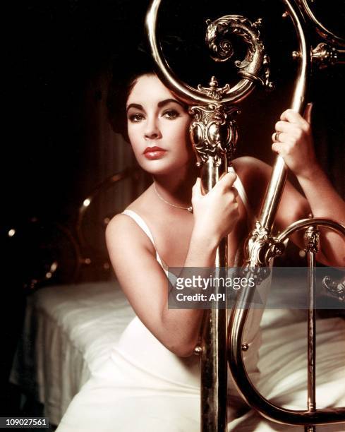 Elizabeth Taylor in the Film 'Cat On A Hot Tin Roof' by Richard Brook in 1958.