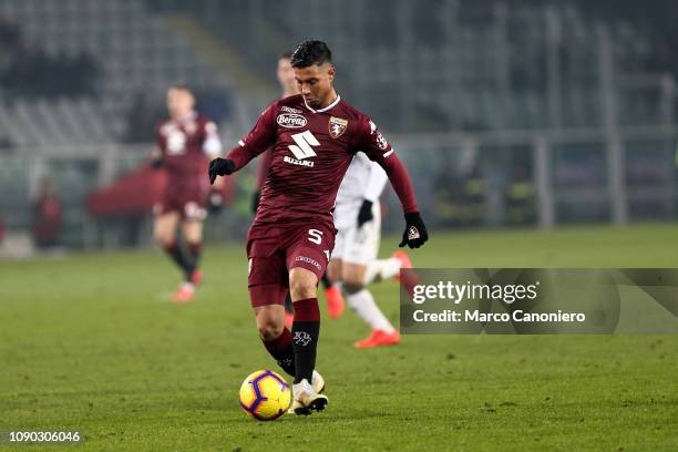 Armando Izzo of Torino FC in action during the Serie A football match between Torino Fc and Fc Internazionale. Torino Fc wins 1-0 over Fc...