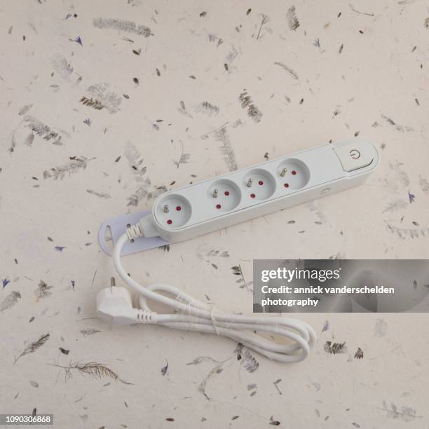 power strip with switch - power strip stock pictures, royalty-free photos & images