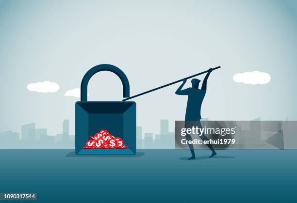 thief - stealing ideas stock illustrations
