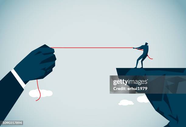 tug-of-war - inequality stock illustrations