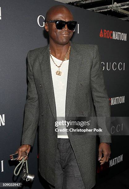 Singer Seal arrives at the Gucci and RocNation Pre-GRAMMY brunch held at Soho House on February 12, 2011 in West Hollywood, California.