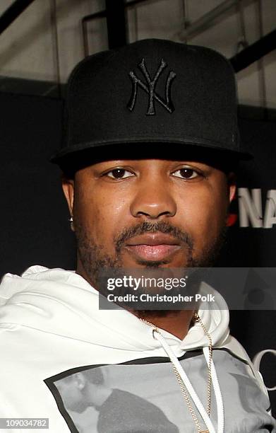 Producer The-Dream arrives at the Gucci and Roc Nation Pre-GRAMMY brunch held at Soho House on February 12, 2011 in West Hollywood, California.