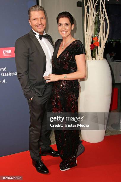 Hardy Krueger Jr. And his wife Alice Krueger during the Brandenburgball on January 26, 2019 in Potsdam, Germany.
