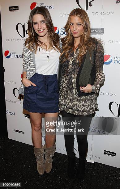 Sophia Bush and Charlotte Ronson attends the Charlotte Ronson Fall 2011 Fashion show presented by Diet Pepsi during Mercedes-Benz Fashion Week at The...