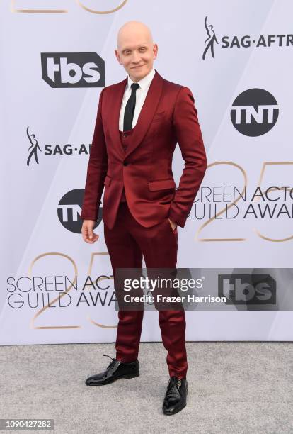 Anthony Carrigan attends the 25th Annual Screen Actors Guild Awards at The Shrine Auditorium on January 27, 2019 in Los Angeles, California.