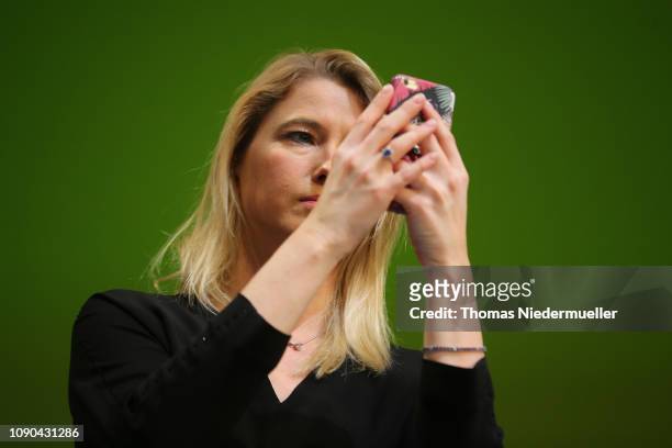 Lencke Steiner is seen during the traditional Epiphany meeting of the German Free Democratic Party at the opera on January 06, 2019 in Stuttgart,...