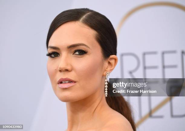 Mandy Moore attends the 25th Annual Screen Actors Guild Awards at The Shrine Auditorium on January 27, 2019 in Los Angeles, California.