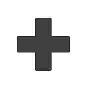First Aid Sign Icon Vector Design