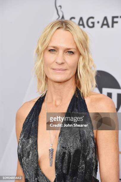 Robin Wright attends the 25th Annual Screen Actors Guild Awards at The Shrine Auditorium on January 27, 2019 in Los Angeles, California.