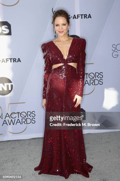 Jordana Sprio attends the 25th Annual Screen Actors Guild Awards at The Shrine Auditorium on January 27, 2019 in Los Angeles, California. 480695