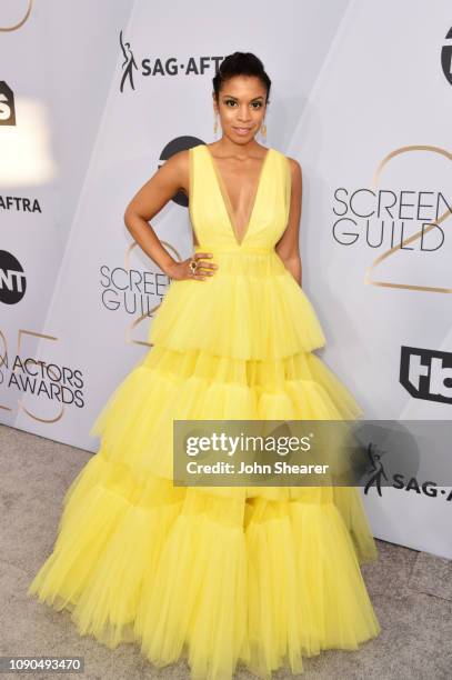 Susan Kelechi Watson attends the 25th Annual Screen Actors Guild Awards at The Shrine Auditorium on January 27, 2019 in Los Angeles, California.