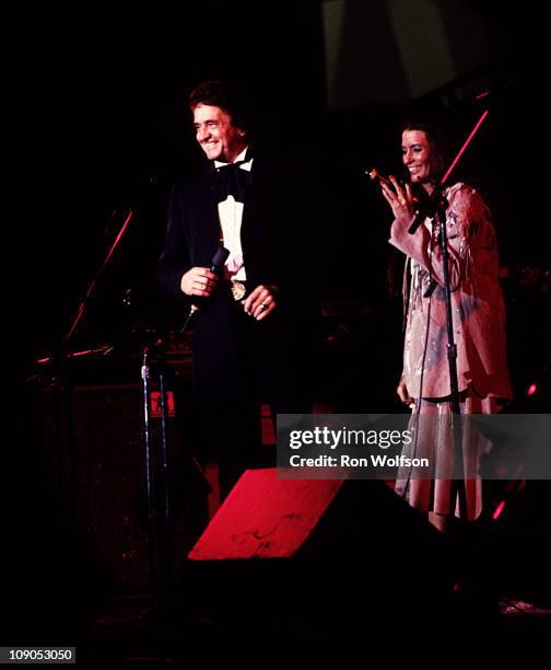 Johnny Cash & June Carter Cash performed at the Anaheim Convention Center, Anaheim, CA