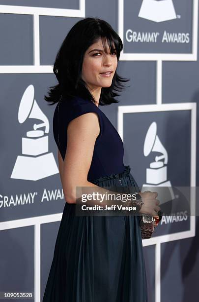 Actress Selma Blair arrives at The 53rd Annual GRAMMY Awards held at Staples Center on February 13, 2011 in Los Angeles, California.