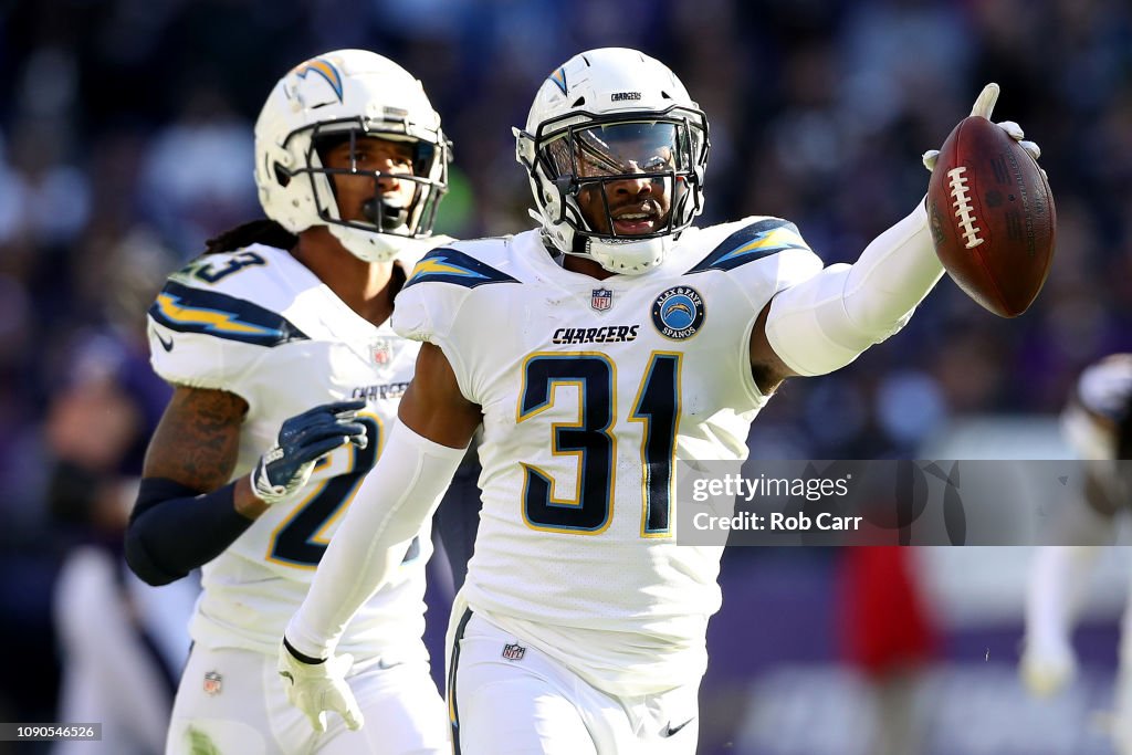 Wild Card Round - San Diego Chargers v Baltimore Ravens