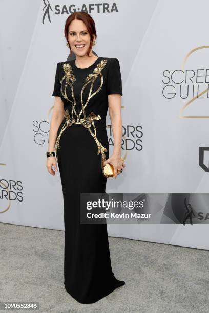 Host Megan Mullally attends the 25th Annual Screen Actors Guild Awards at The Shrine Auditorium on January 27, 2019 in Los Angeles, California. 480568