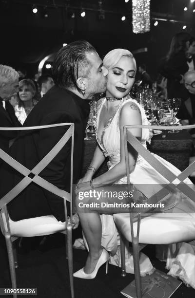 Christian Carino and Lady Gaga during the 25th Annual Screen Actors Guild Awards at The Shrine Auditorium on January 27, 2019 in Los Angeles,...
