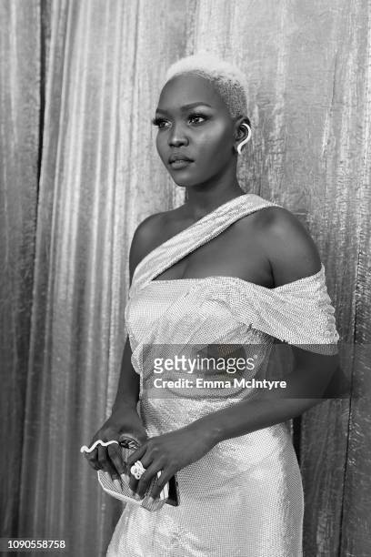 Nyakim Gatwech attends the 25th Annual Screen Actors Guild Awards at The Shrine Auditorium on January 27, 2019 in Los Angeles, California. 480518
