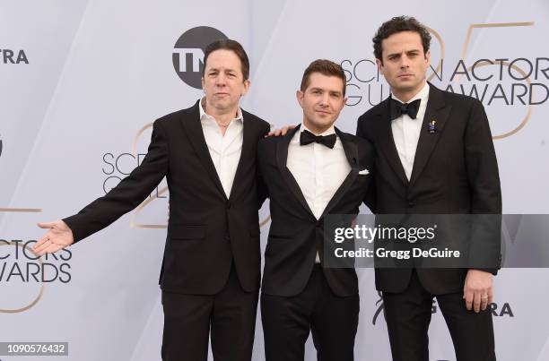 Brian Tarantina, Joel Johnstone and Luke Kirby attend the 25th Annual Screen Actors Guild Awards at The Shrine Auditorium on January 27, 2019 in Los...