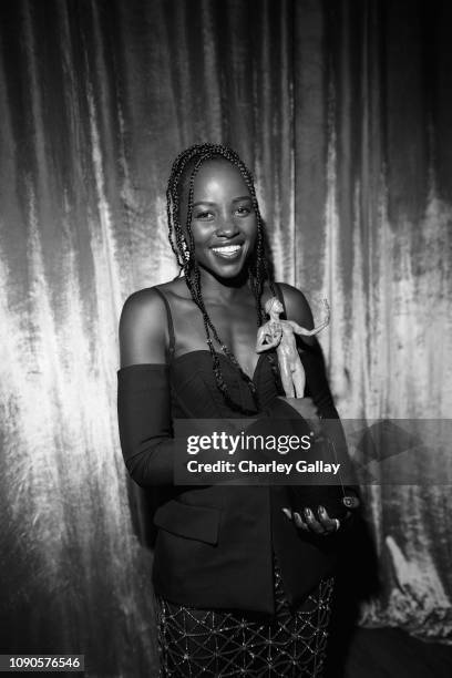 Lupita N'Yongo attends the 25th Annual Screen Actors Guild Awards at The Shrine Auditorium on January 27, 2019 in Los Angeles, California. 480620