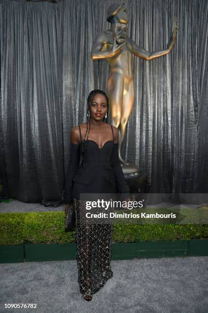 Lupita Nyong'o attends the 25th Annual Screen Actors Guild Awards at The Shrine Auditorium on January 27, 2019 in Los Angeles, California. 480595