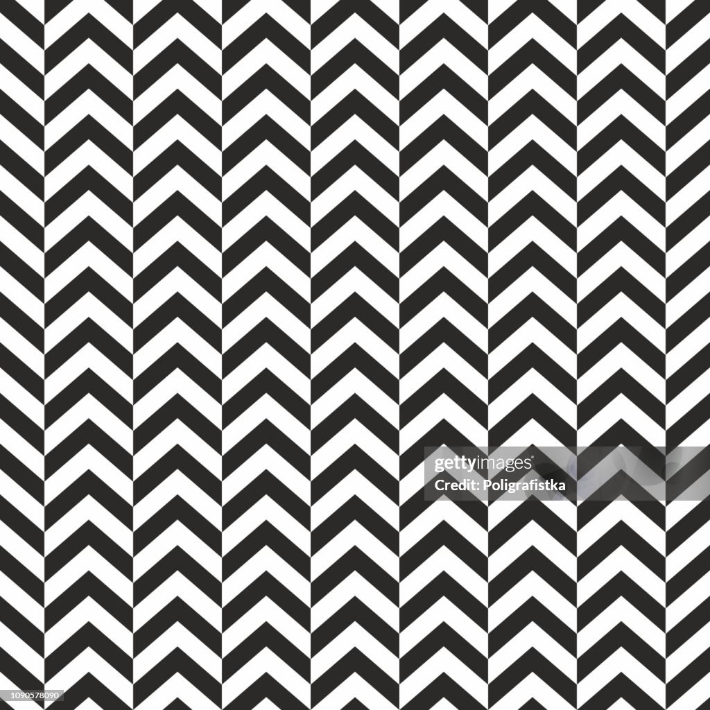 Seamless background pattern - Herringbone Zigzag - wallpaper - vector Illustration