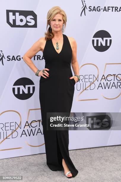 Nancy Travis attends the 25th Annual Screen Actors Guild Awards at The Shrine Auditorium on January 27, 2019 in Los Angeles, California.