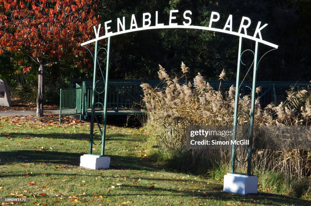 Venables Park on the Vietnam War Memorial Cherry Tree Walk, Bowral, New South Wales, Australia