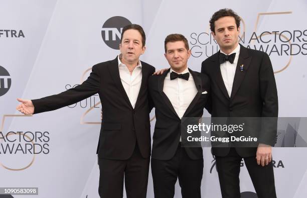 Brian Tarantina, Joel Johnstone, and Luke Kirby attend the 25th Annual Screen Actors Guild Awards at The Shrine Auditorium on January 27, 2019 in Los...