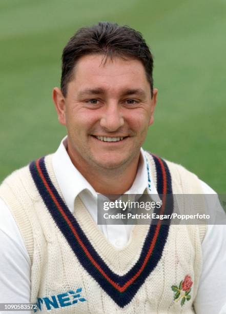 Ian Austin of Lancashire before the Benson and Hedges Cup Semi Final between Worcestershire and Lancashire at New Road, Worcester, 13th June 1995.