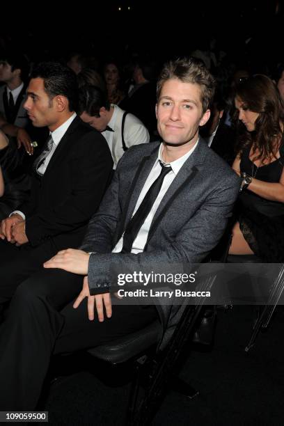 Actor Matthew Morrison attends The 53rd Annual GRAMMY Awards held at Staples Center on February 13, 2011 in Los Angeles, California.
