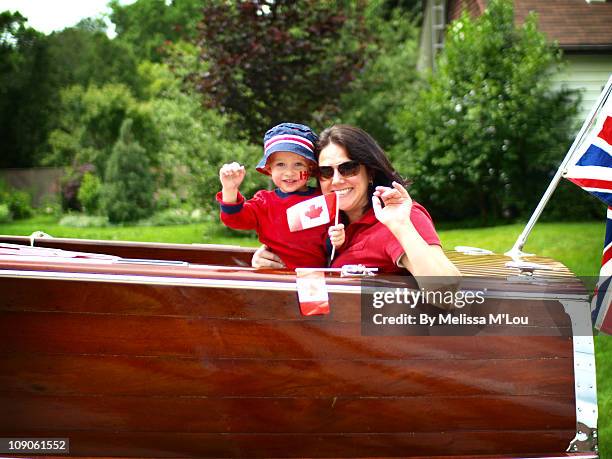 canada day parade july 1 - canada day people stock pictures, royalty-free photos & images