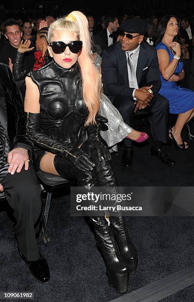 Lady Gaga attends The 53rd Annual GRAMMY Awards held at Staples Center on February 13, 2011 in Los Angeles, California.