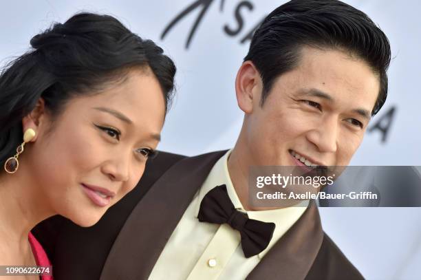 Shelby Rabara and Harry Shum Jr. Attend the 25th Annual Screen Actors Guild Awards at The Shrine Auditorium on January 27, 2019 in Los Angeles,...