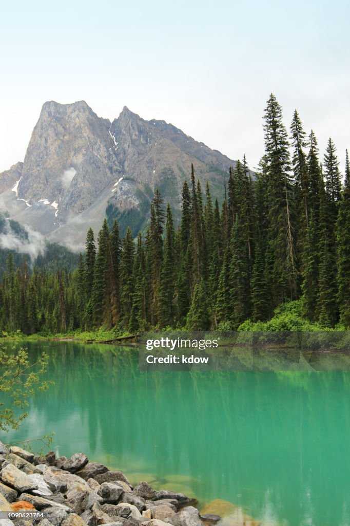 Emerald Lake in Yoho National Park within British Columbia, Canada