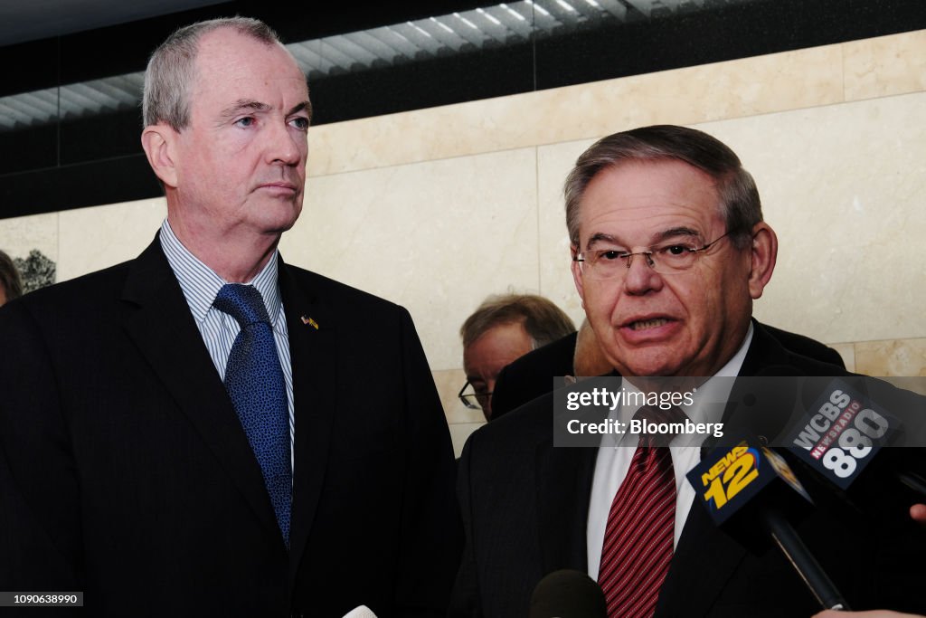 New Jersey Governor Murphy Examines Condition Of North River Tunnel Beneath Hudson River