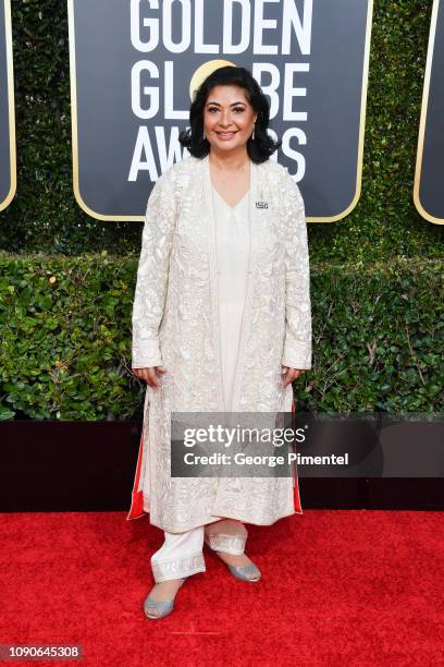 Meher Tatna attends the 76th Annual Golden Globe Awards held at The Beverly Hilton Hotel on January 06, 2019 in Beverly Hills, California.