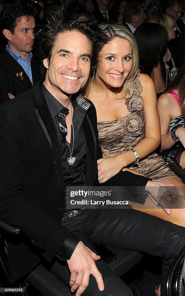 Singer Patrick Monahan from the band Train and wife Amber Peterson