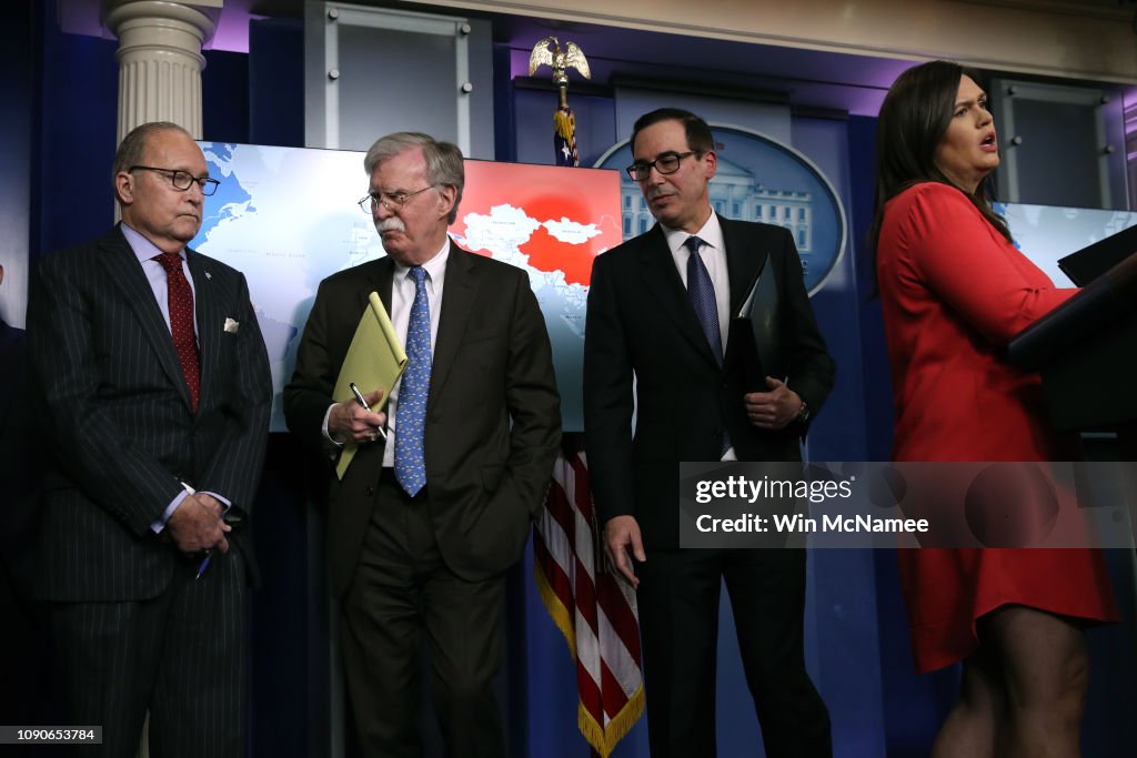 White House Press Secretary Sarah Sanders Holds Briefing At White House